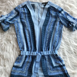 BCBGMaxAzria Soren printed romper